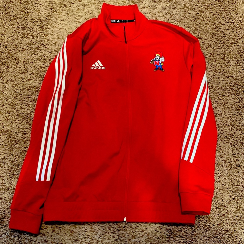 Never worn, Nebraska Cornhuskers full zip track jacket